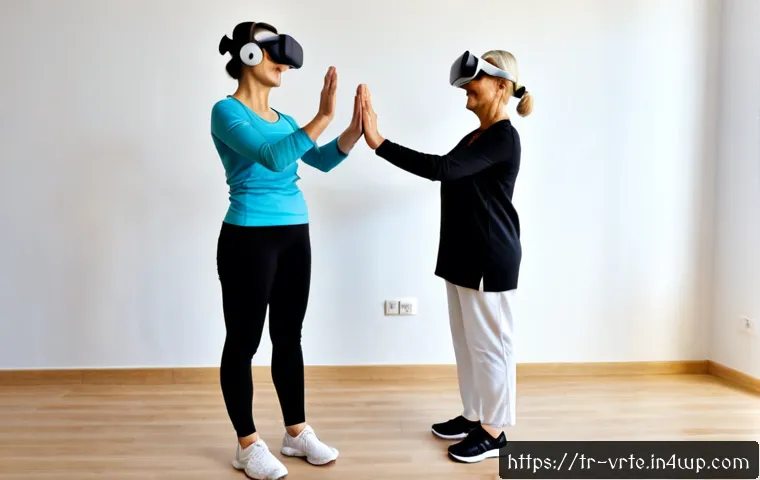 Home 17 가상현실 재활치료의 교육적 접근 - Photorealistic rehabilitation education session in a modern Turkish physiotherapy clinic, an elderly...